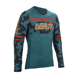 LEATT Cycling summer long sleeve jersey - MTB GRAVITY 4.0 - purple