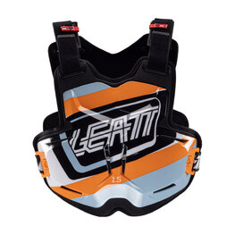 LEATT back and chest protector - CHEST PROTECTOR TORQUE 1.5 - black/orange