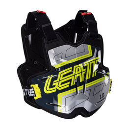 LEATT back and chest protector - CHEST PROTECTOR TORQUE 1.5 - black/yellow
