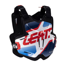 LEATT back and chest protector - CHEST PROTECTOR TORQUE 1.5 - black/blue