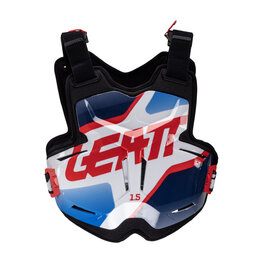LEATT back and chest protector - CHEST PROTECTOR TORQUE 1.5 - black/blue