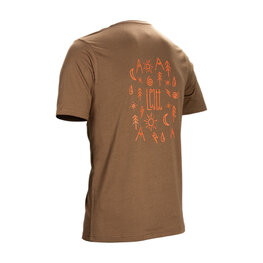 LEATT Cycling short sleeve t-shirt - CORE - brown