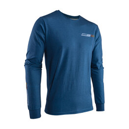 LEATT Cycling long sleeve t-shirt - CORE - blue