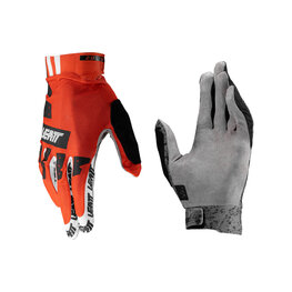 LEATT Cycling long-finger gloves - MTB 2.0 X-FLOW - red
