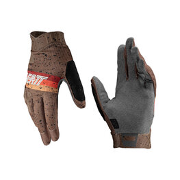 LEATT Cycling long-finger gloves - MTB 1.0 GRIPR JR - brown