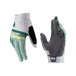 LEATT Cycling long-finger gloves - MTB 1.0 GRIPR JR - green/white