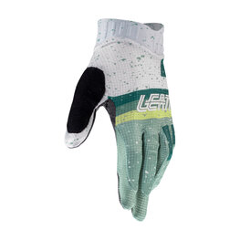 LEATT Cycling long-finger gloves - MTB 1.0 GRIPR JR - green/white