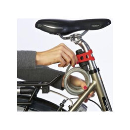 TRELOCK bike lock - KS 222/75/12 + HOLDER FIXXGO  - black