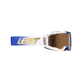 LEATT Cycling sunglasses - VELOCITY 5.0 MTB IRIZ - blue/white