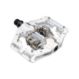 LEATT pedals - GRAVITY 6.0 CLIP-IN - silver