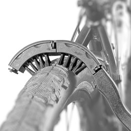 SUPER B cleaning brush - CLEANING BRUSH TB-1718 - grey