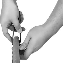 SUPER B mount lever - TIRE LEVER TB-TL08 - orange