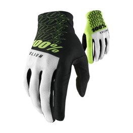 100% SPEEDLAB Cycling long-finger gloves - CELIUM - yellow
