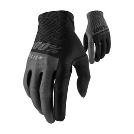 100% SPEEDLAB Cycling long-finger gloves - CELIUM - black/grey