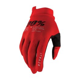 100% SPEEDLAB Cycling long-finger gloves - ITRACK - red