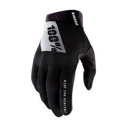 100% SPEEDLAB Cycling long-finger gloves - RIDEFIT - black/white