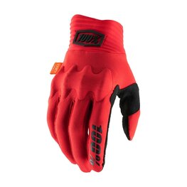 100% SPEEDLAB Cycling long-finger gloves - COGNITO - red/black