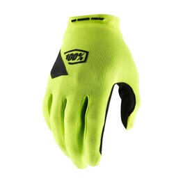 100% SPEEDLAB Cycling long-finger gloves - RIDECAMP W - yellow/black