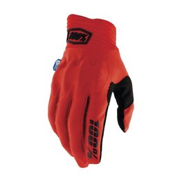100% SPEEDLAB Cycling long-finger gloves - COGNITO SMART SHOCK - red