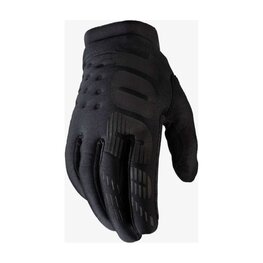 100% SPEEDLAB Cycling long-finger gloves - BRISKER JR - black