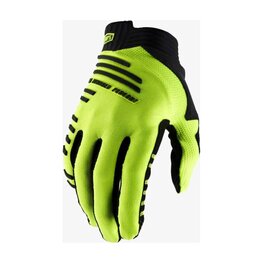 100% SPEEDLAB Cycling long-finger gloves - R-CORE - yellow