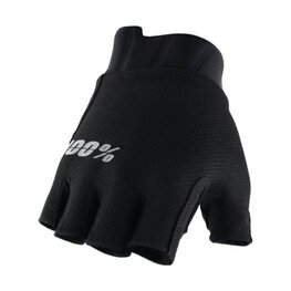 100% SPEEDLAB Cycling fingerless gloves - EXCEEDA - black