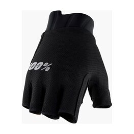 100% SPEEDLAB Cycling fingerless gloves - EXCEEDA W - black