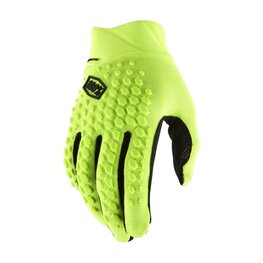 100% SPEEDLAB Cycling long-finger gloves - GEOMATIC - yellow