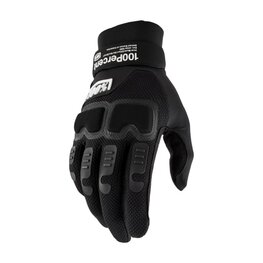 100% SPEEDLAB Cycling long-finger gloves - LANGDALE - black