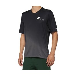 100% SPEEDLAB Cycling short sleeve jersey - CELIUM - black/grey