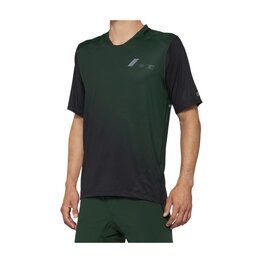 100% SPEEDLAB Cycling short sleeve jersey - CELIUM - green/black