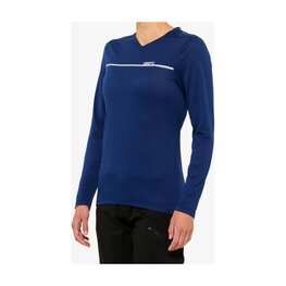 100% SPEEDLAB Cycling summer long sleeve jersey - RIDECAMP W - blue