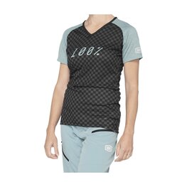 100% SPEEDLAB Cycling short sleeve jersey - AIRMATIC W - light blue/black