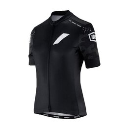 100% SPEEDLAB Cycling short sleeve jersey - EXCEEDA W - black/grey