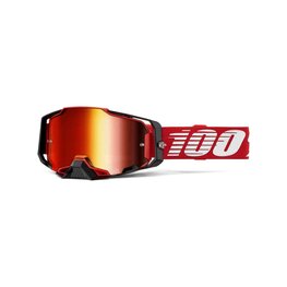 100% SPEEDLAB Cycling sunglasses - ARMEGA - red/white