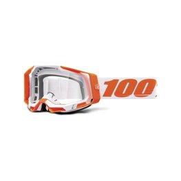 100% SPEEDLAB Cycling sunglasses - RACECRAFT 2 - orange/white