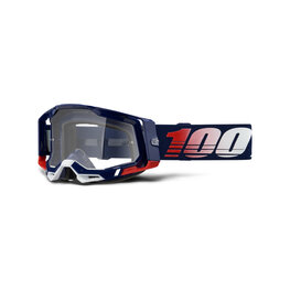 100% SPEEDLAB Cycling sunglasses - RACECRAFT 2 - blue/white/red