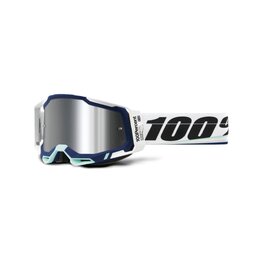 100% SPEEDLAB Cycling sunglasses - RACECRAFT 2 - white/blue/black/silver