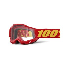 100% SPEEDLAB Cycling sunglasses - ACCURI 2 - red/yellow
