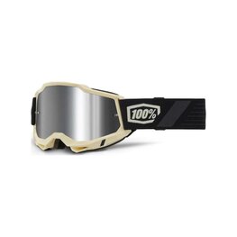 100% SPEEDLAB Cycling sunglasses - ACCURI 2 - beige/black/silver