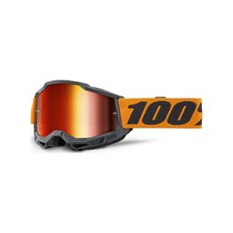 100% SPEEDLAB Cycling sunglasses - ACCURI 2 - orange/black