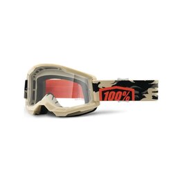 100% SPEEDLAB Cycling sunglasses - STRATA 2 - beige/black/green