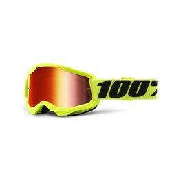 100% SPEEDLAB Cycling sunglasses - STRATA 2 - yellow/black/red