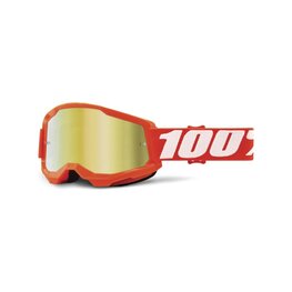 100% SPEEDLAB Cycling sunglasses - STRATA 2 - orange/white/gold