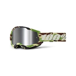 100% SPEEDLAB Cycling sunglasses - STRATA 2 - beige/green/brown/silver