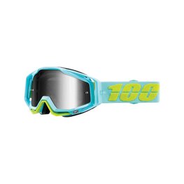 100% SPEEDLAB Cycling sunglasses - RACECRAFT - blue/yellow/silver