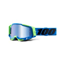 100% SPEEDLAB Cycling sunglasses - RACECRAFT 2 - blue/black/green