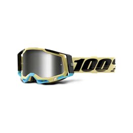 100% SPEEDLAB Cycling sunglasses - RACECRAFT 2 - brown/light blue/black/silver