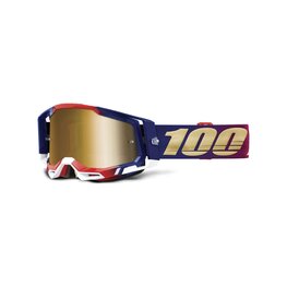 100% SPEEDLAB Cycling sunglasses - RACECRAFT 2 - blue/red/gold