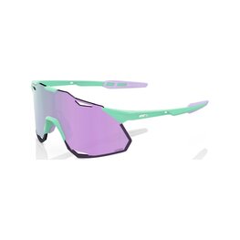 100% SPEEDLAB Cycling sunglasses - HYPERCRAFT XS - purple/light green
